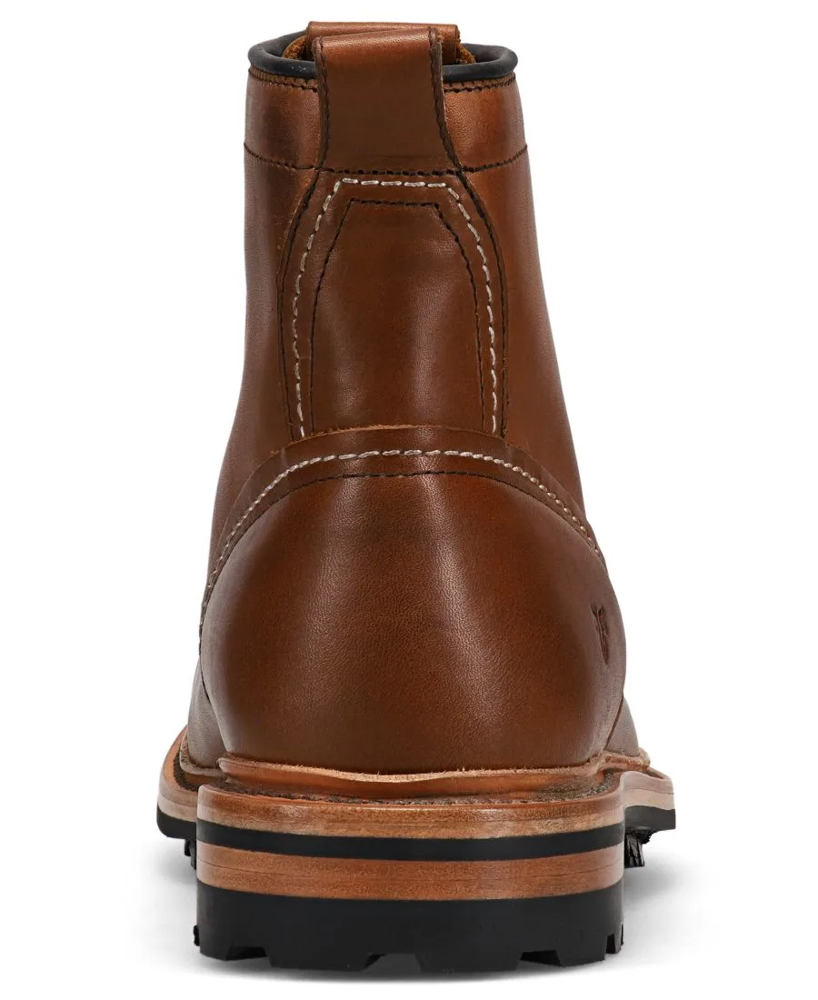 Мужские рабочие ботинки Hudson с закругленным носком Frye, Caramel — фото 3