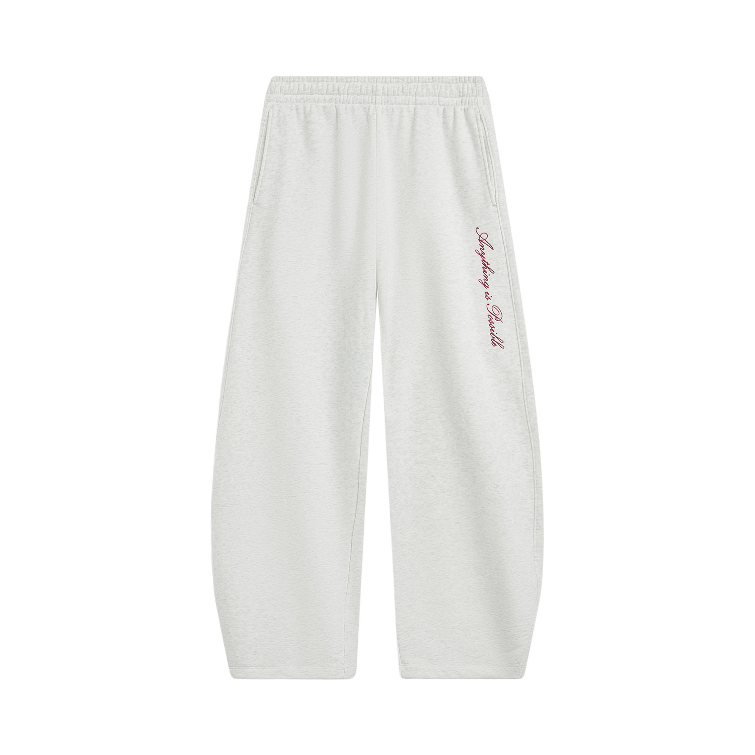 

Женские вязаные спортивные штаны из коллекции LiNing Sports Life., heather серый crystal серый