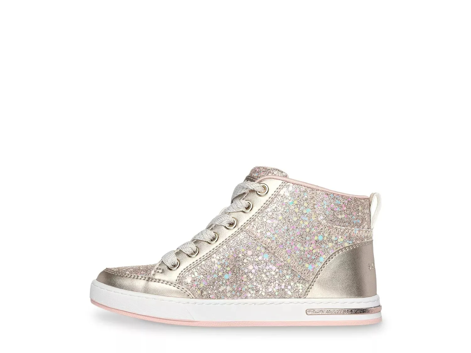 Кроссовки Skechers Shoutouts Glitter Queen — детские, золотисто-металлические — фото 2
