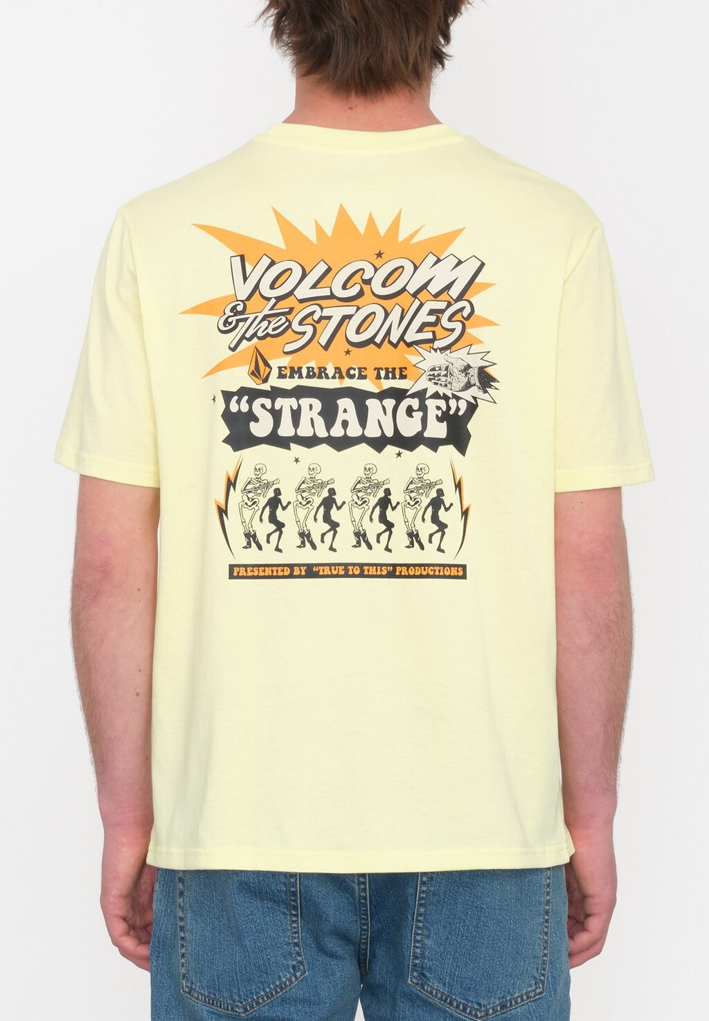 

Футболка с принтом STRANGE RELICS BSC SST Volcom, цвет aura yellow