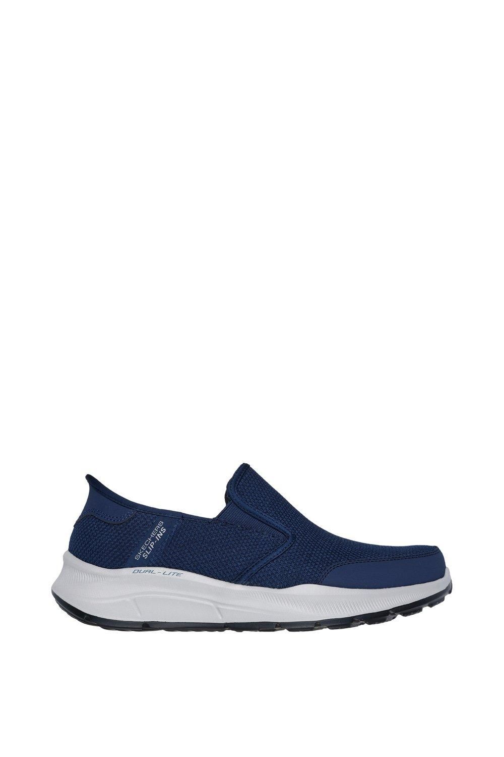 

Слипоны Skechers, темно-синий