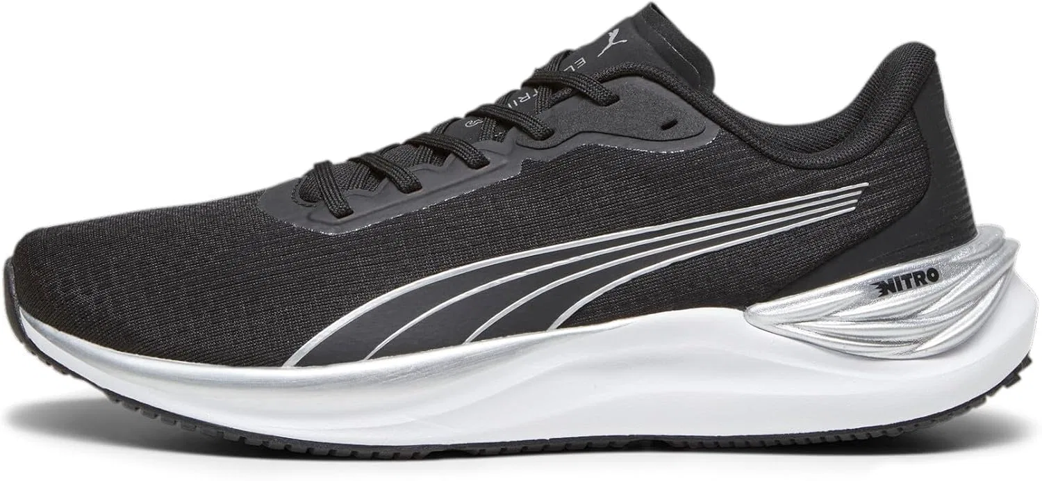 Мужские кроссовки PUMA Electrify Nitro 3, беговая обувь, спортивная обувь, 378455 10, черные