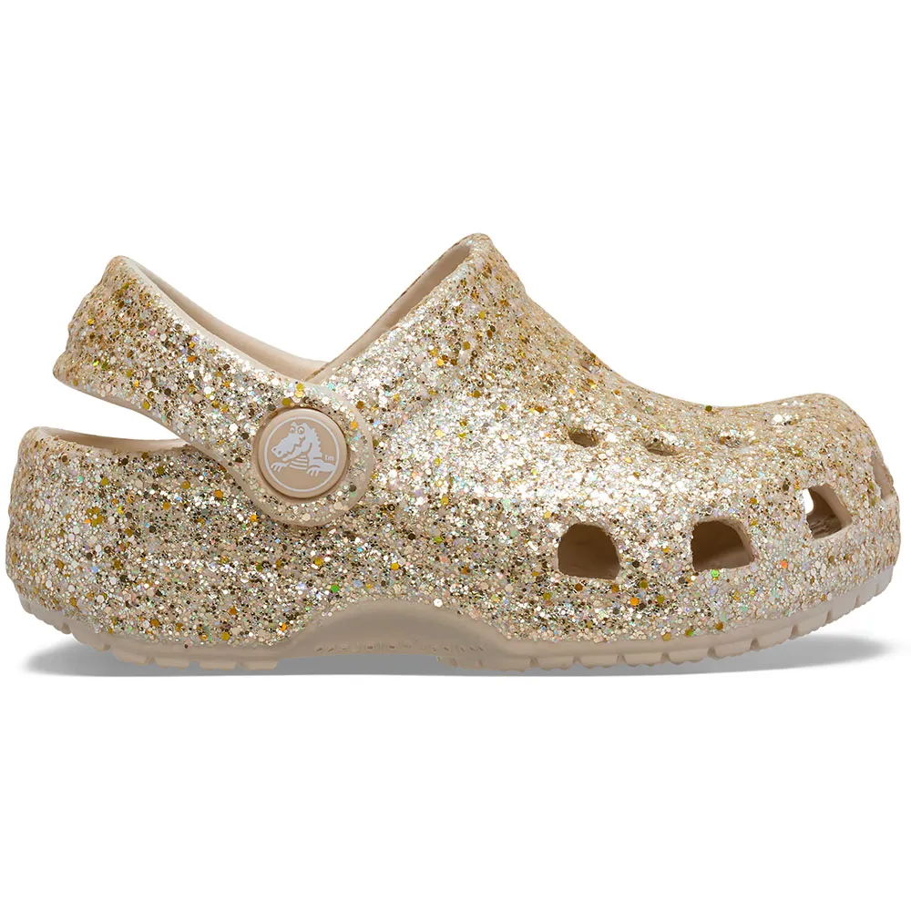 

Crocs Littles Chunky Glitter clogs, коричневый
