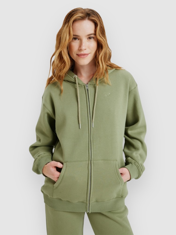 

Спортивная куртка Roxy Surf Stoked Zipped Brushed Sweatjacke, oil green
