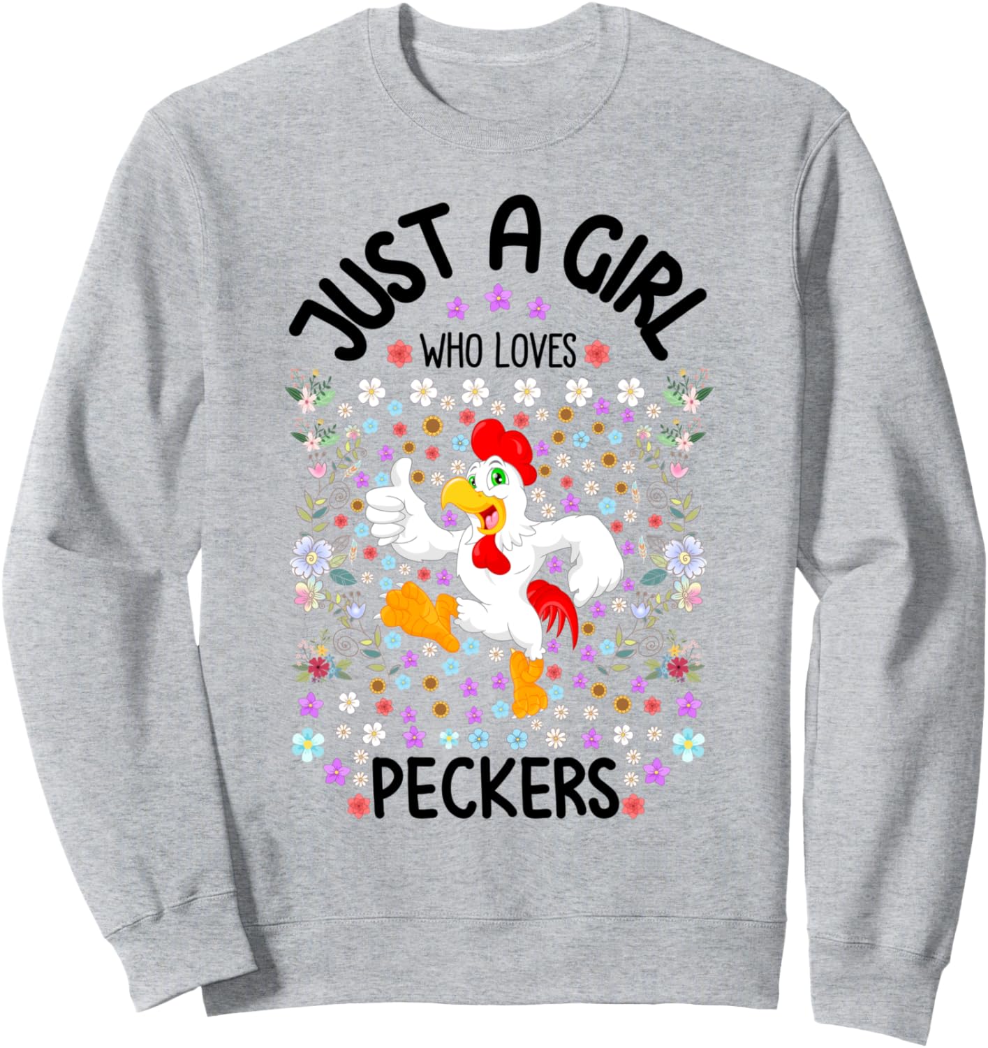 

Подарки для девушки, которая просто любит члены: милая толстовка с изображением члена, серая Pecker Lover Apparel Gifts Shop