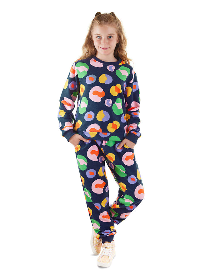 

Толстовка Denokids 2tlg. Outfit Flowers, темно-синий