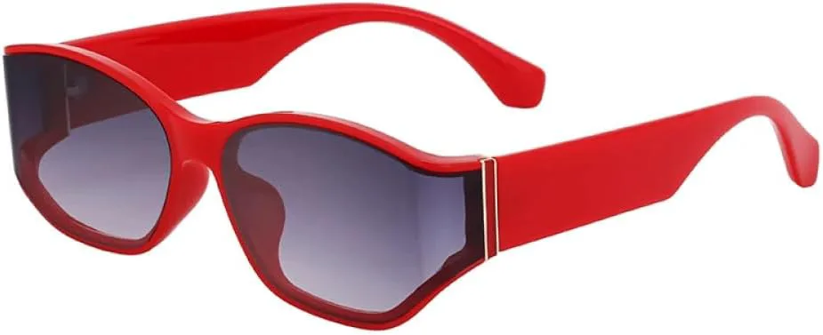 

2027 - Винтажные овальные панк-солнцезащитные очки для женщин, изогнутая оправа, модные очки для мужчин, солнцезащитные очки-маски UV400 MTZJH, One Color