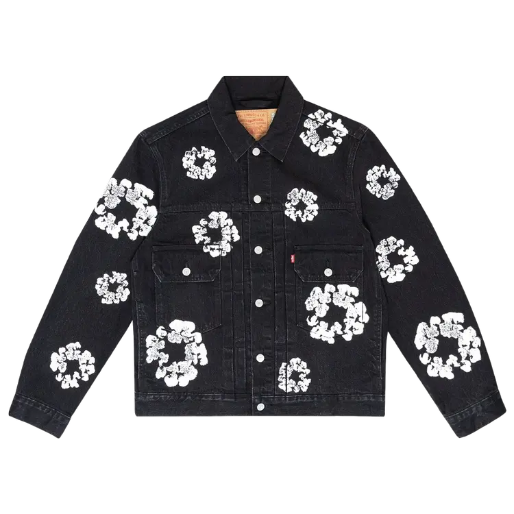

Куртка Denim Tears Type II All Over Wreath 'Black', черный