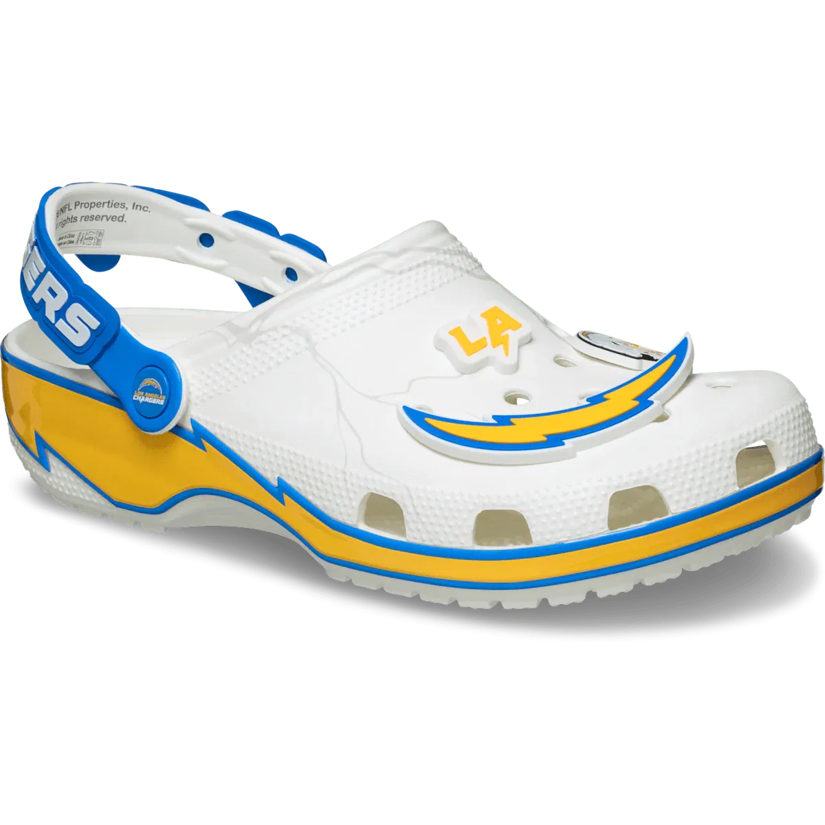 Классические сабо NFL Los Angeles Chargers Crocs, Multi — фото 3