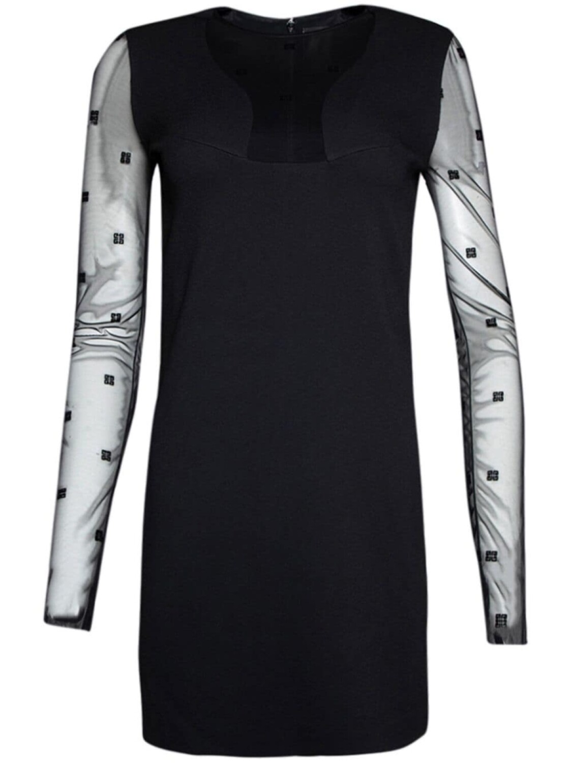 

Платье мини из тюля с логотипом 4G Givenchy, черный
