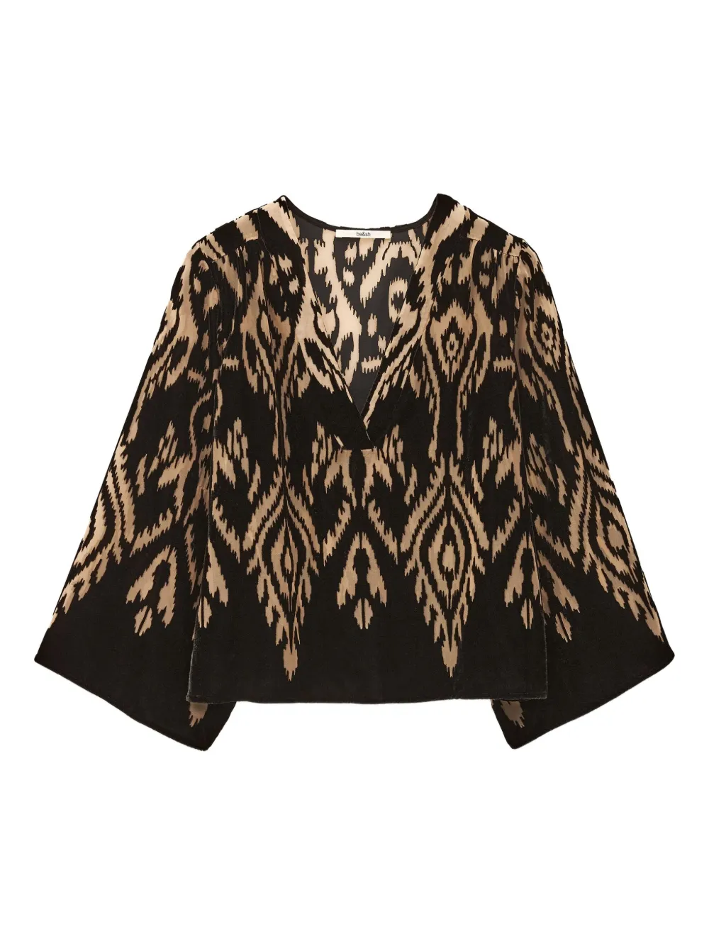 

Блузка Arriet с V-образным вырезом Ba&Sh, черный