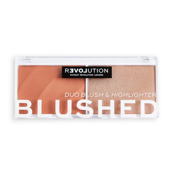 

Дуэт румян и хайлайтера Colour Play Blush Duo Relove, цвет queen