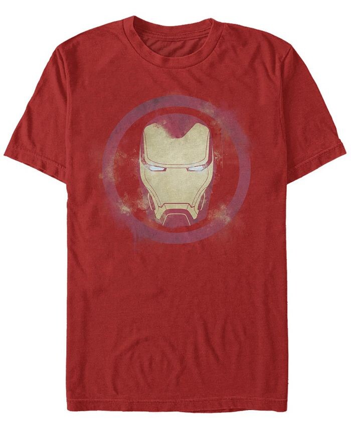 

Мужская футболка с короткими рукавами и логотипом Iron Man Fifth Sun, красный