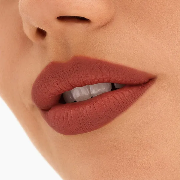 Матовая помада Mac Locked Kiss 24H Mac Cosmetics, цвет meticulous — фото 4