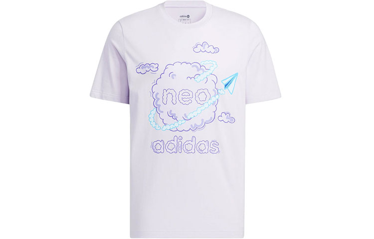 

Adidas Neo Футболка унисекс светло-фиолетовая, Фиолетовый, Adidas Neo Футболка унисекс светло-фиолетовая
