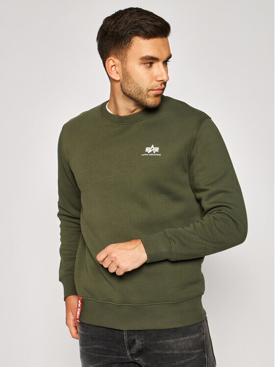 

Толстовка обычного кроя Alpha Industries, зеленый