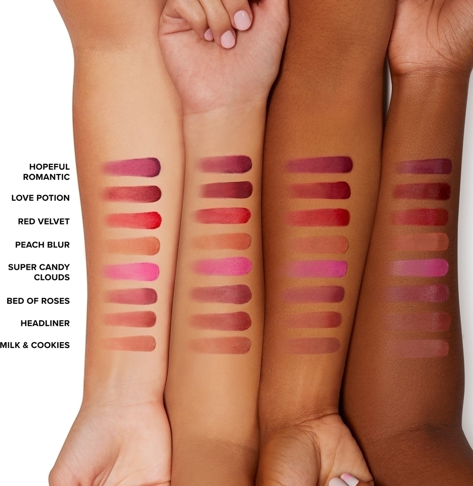 Жидкие румяна Cloud Crush Whipped Lip & Shine Color для губ и щек Too Faced, atspalvis peach blur 4,3 гр — фото 3
