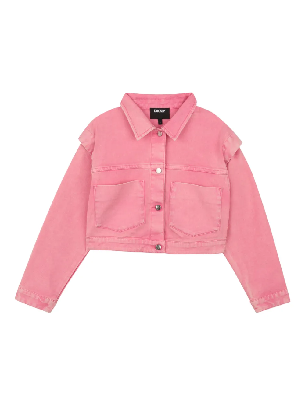 

Джинсовая куртка 2-в-1 Dkny Kids, розовый