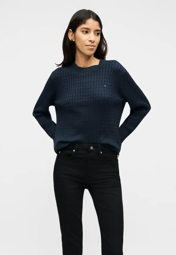 Джинсы como средней посадки, узкие джинсы, облегающий крой Tommy Hilfiger, Black — фото 4