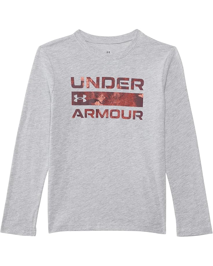 

Лонгслив Under Armour Kids Ua Stacked Logo Long Sleeve Tee, цвет Mod Gray