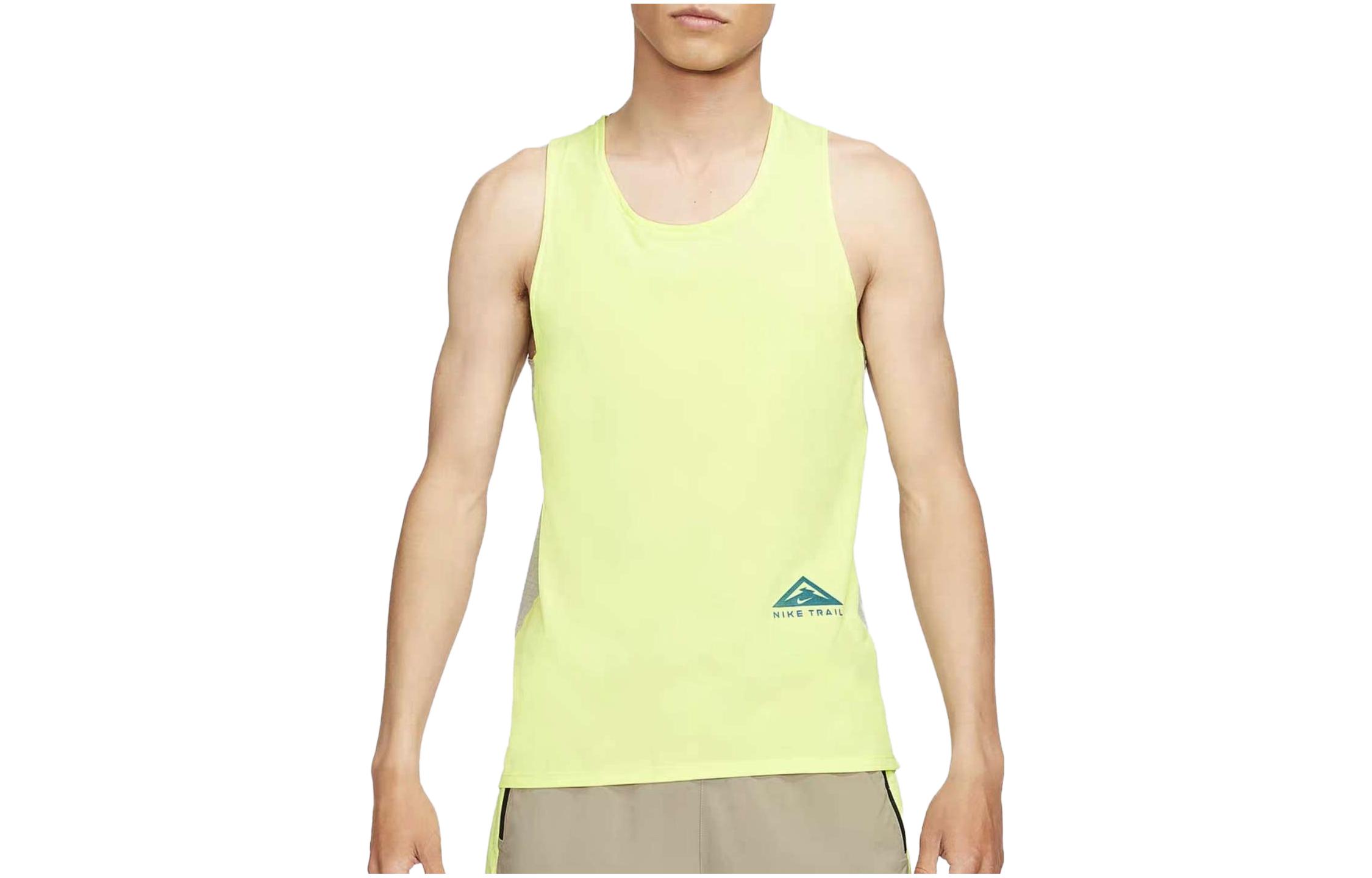 

Футболка мужская желто-зеленая Nike