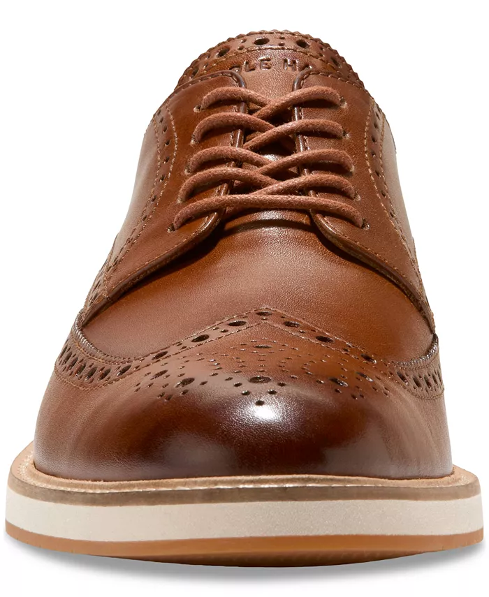 Мужские оксфорды Morse Grand Wingtip Cole Haan, коричневый — фото 3