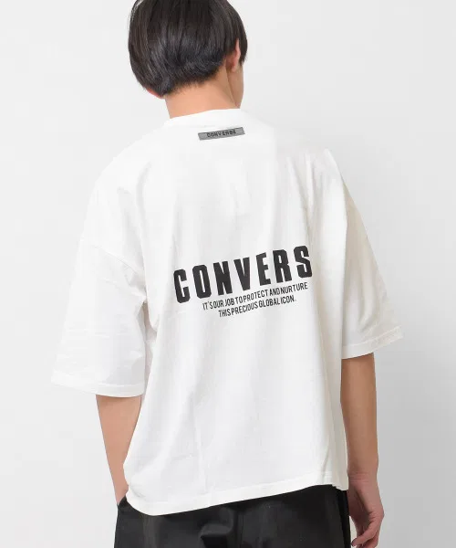 Детская футболка с логотипом RAT EFFECT CONVERSE Off White