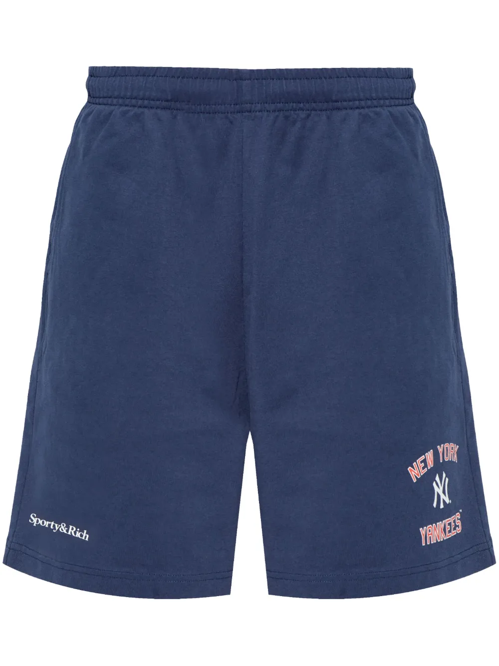 

Спортивные шорты из коллаборации с 47 и New York Yankees Sporty & Rich, синий