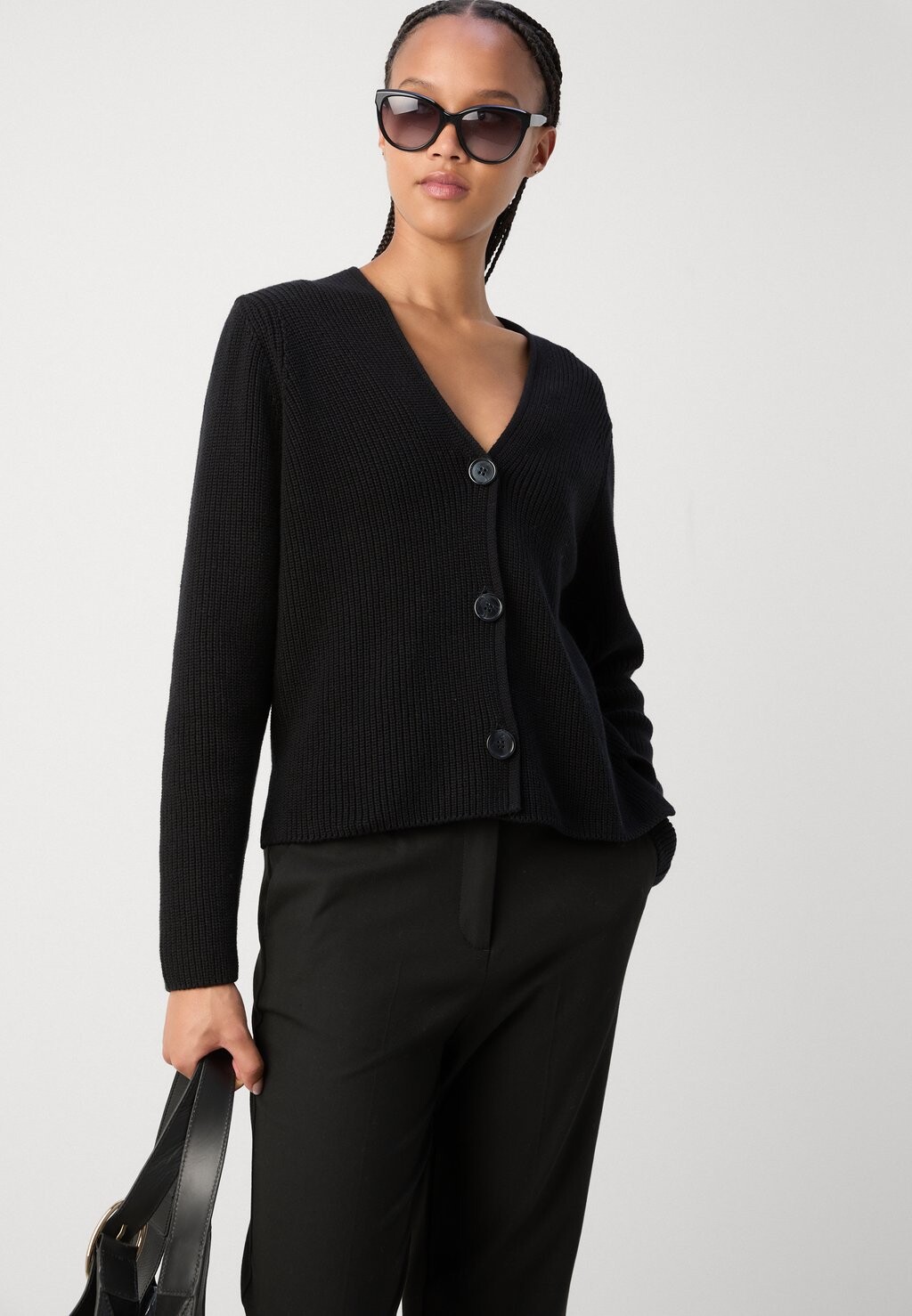 

Кардиган CARDIGAN LONGSLEEVE V NECK Marc O'Polo, черный
