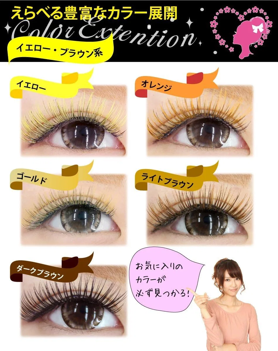 Ресницы цветные Color Lash 1 ряд сине-зеленые C-curl 0.15 мм 10 мм Colored Lashes — фото 4