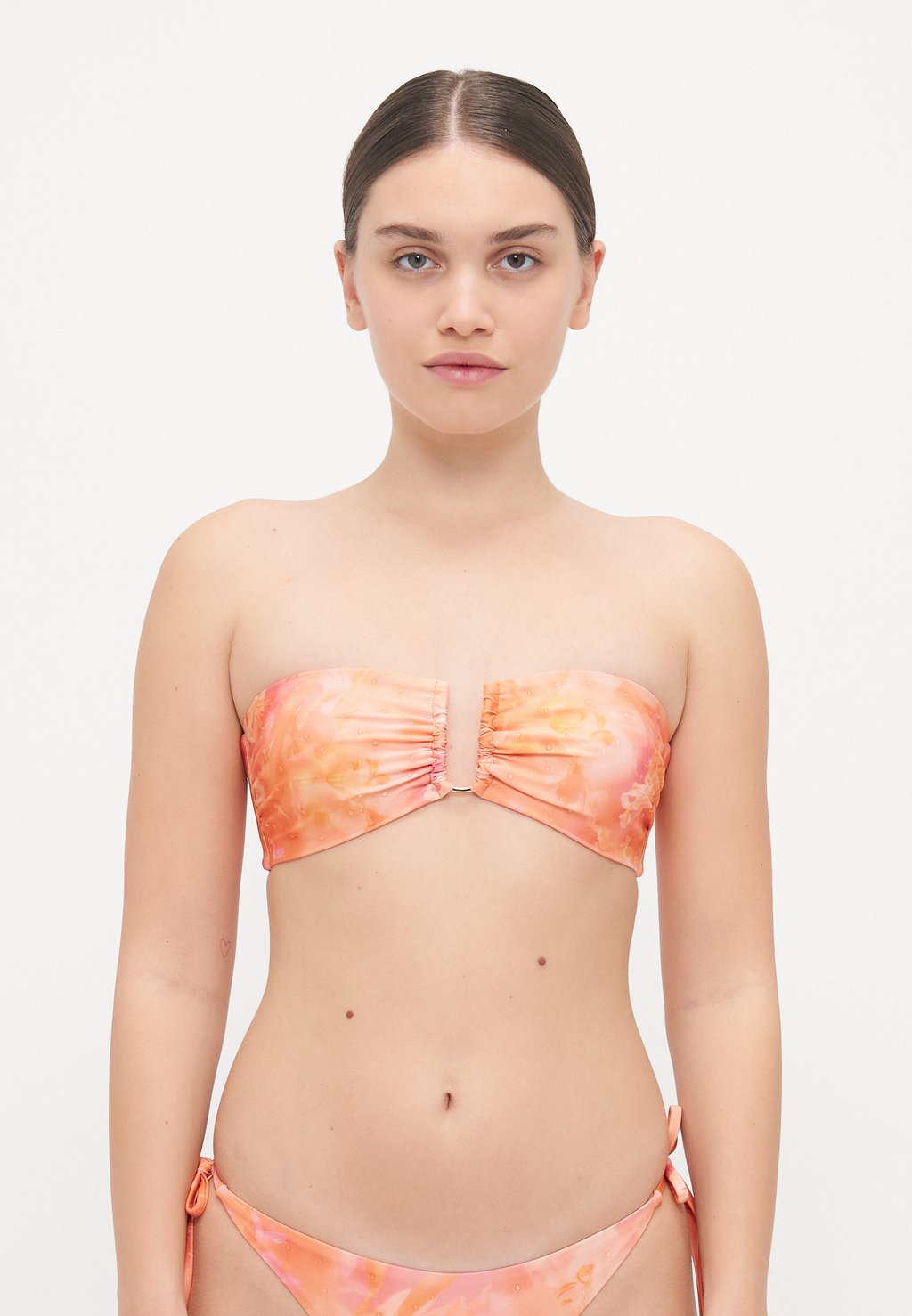 

Верх бикини U RING BANDEAU Guess, розовый