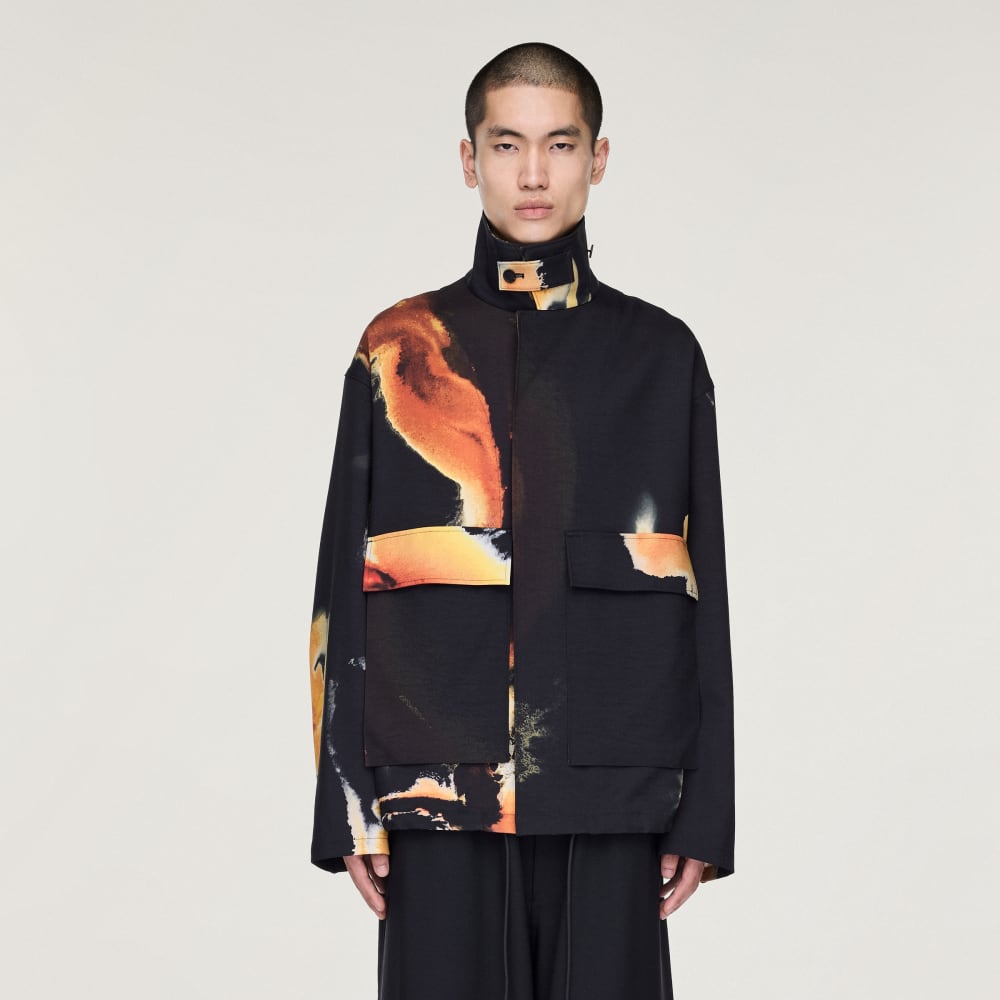

Куртка Adidas Y-3 AOP Sport Uniform Coach Jacket, цвет Black/Multicolor