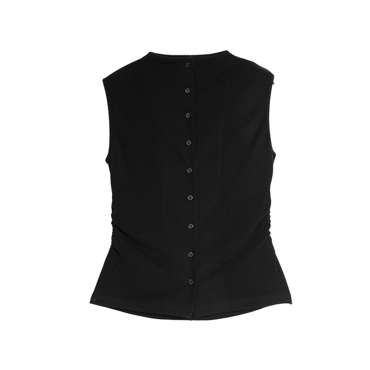 

ELLE Топ-майка женская черная Moderate