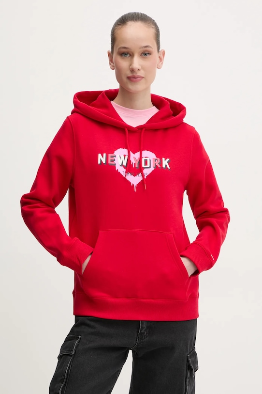 

Толстовка Tommy Jeans, красный