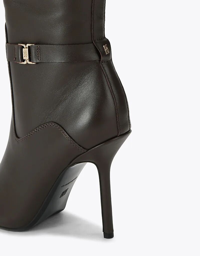 Сапоги KG Kurt Geiger Sky из темно-коричневой кожи — фото 3