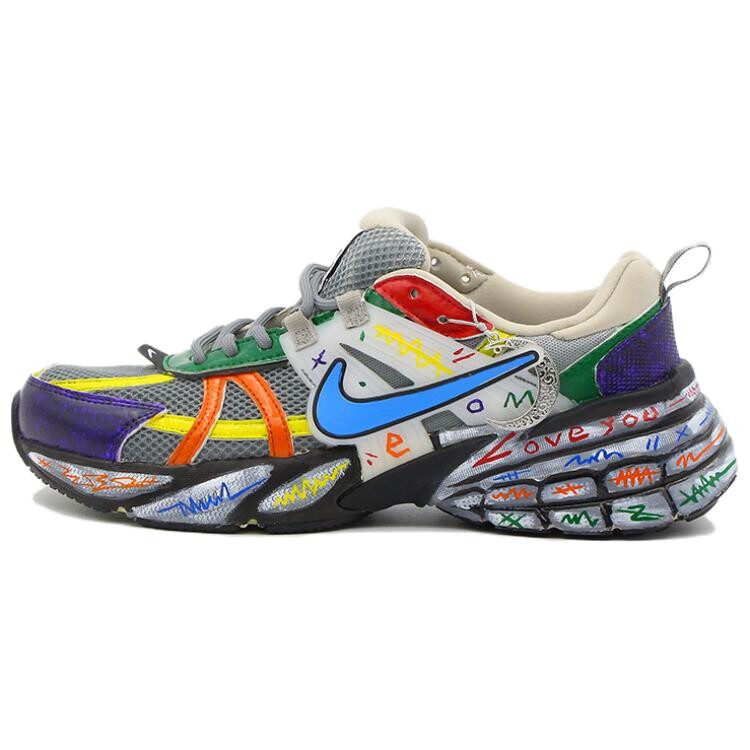

Кроссовки для бега V2K Run женские с низким верхом, желтые, красные и синие Nike