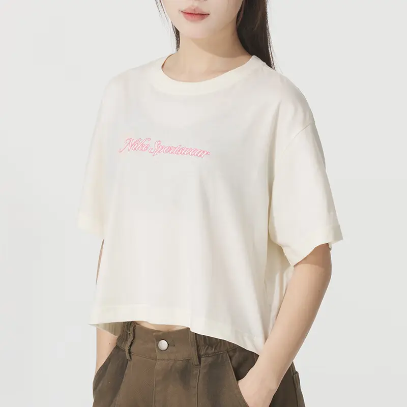 Футболка женская Sportswear SS25 Nike, Ecru — фото 3
