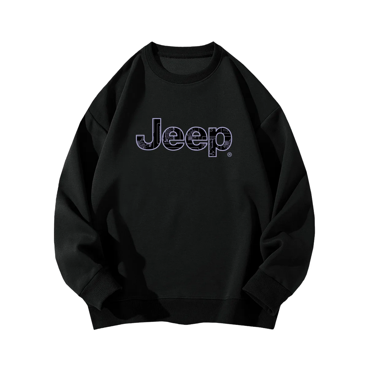 Детский свитшот с круглым вырезом Jeep, белый — фото 4