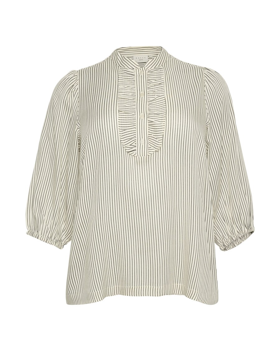 

Блузка с коротким рукавом KAFFE CURVE Blouse, бежевый