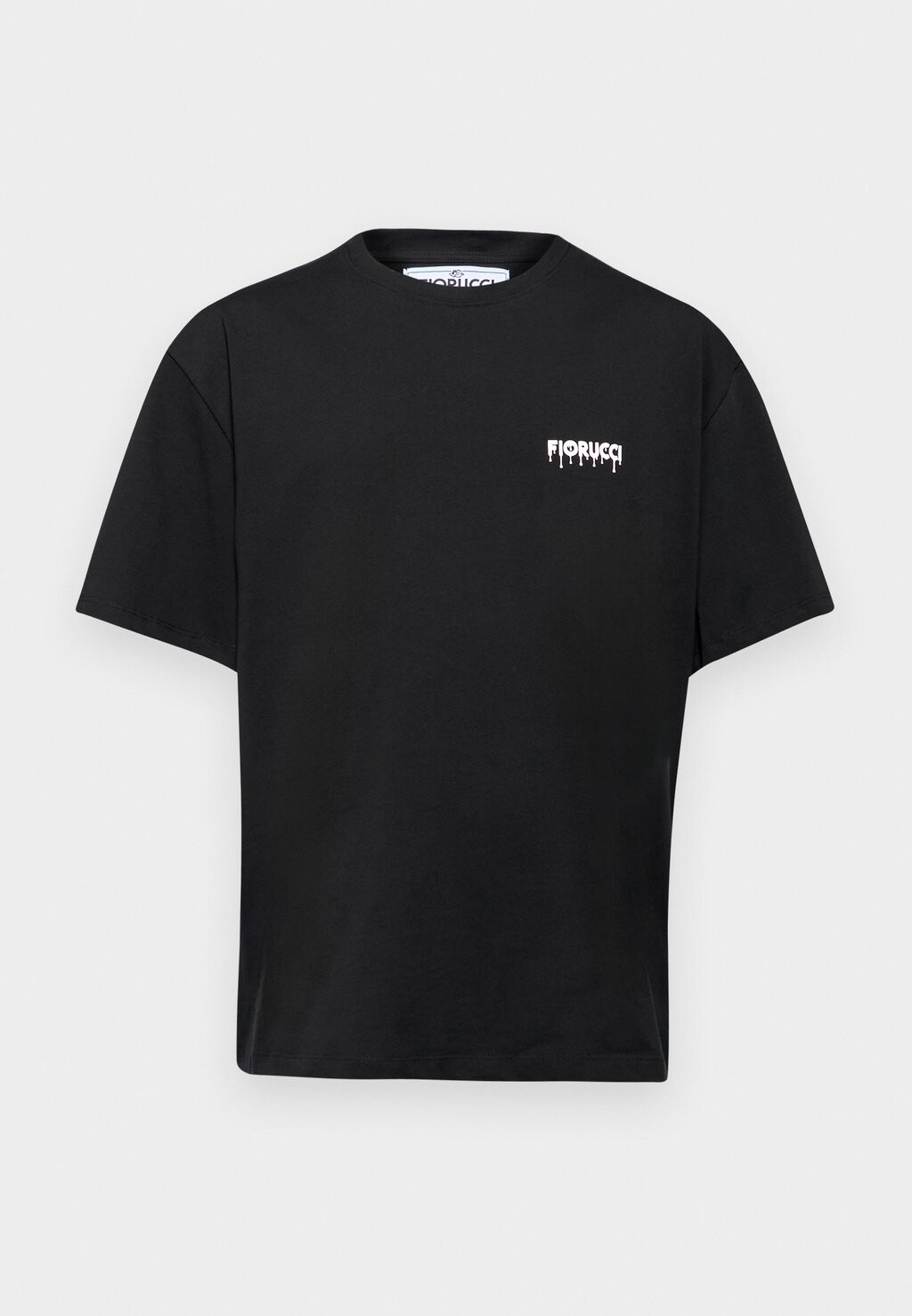 

Простая футболка DRIP LOGO BOXY UNISEX Fiorucci, черный