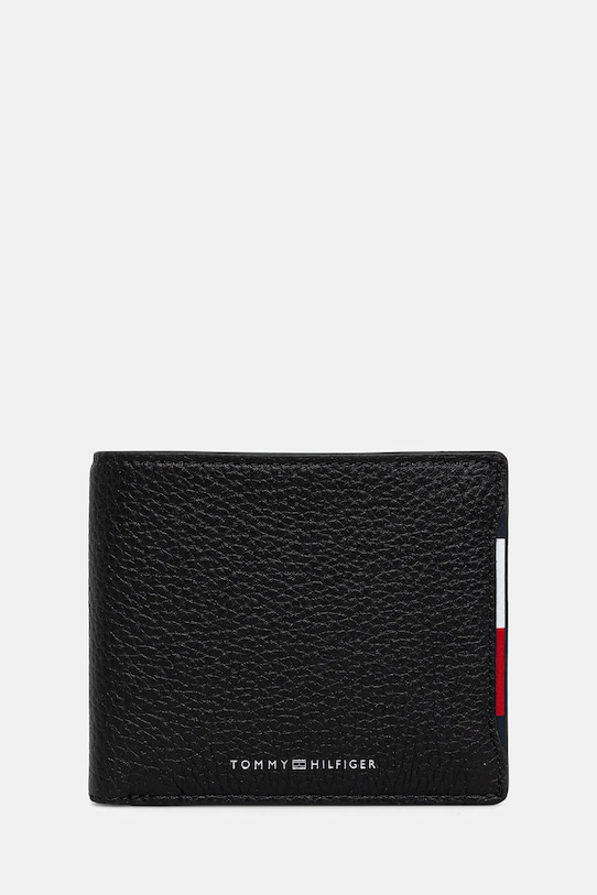

Кожаный кошелек Tommy Hilfiger, черный