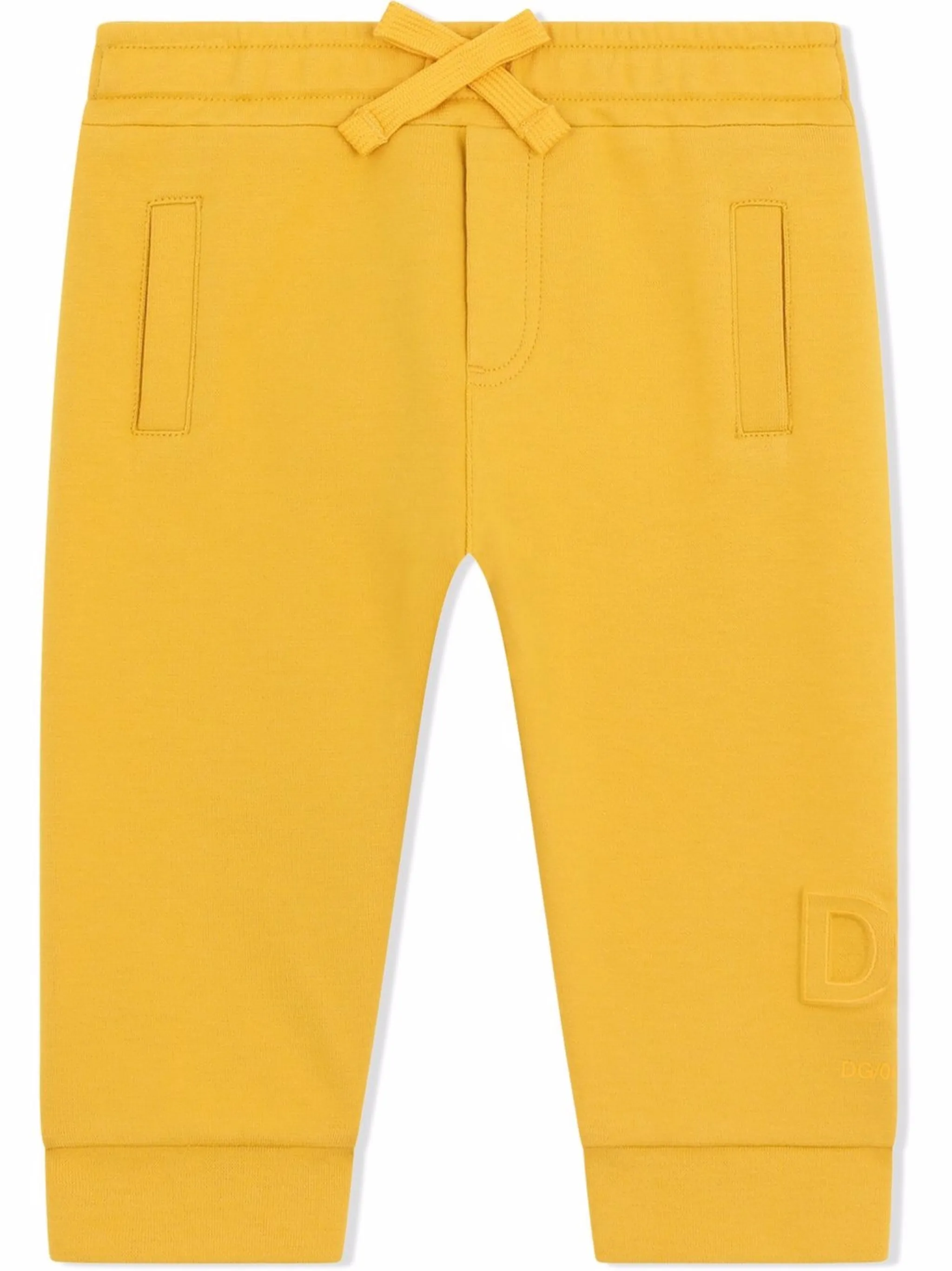 

Спортивные брюки с тисненым логотипом Dolce & Gabbana Kids, желтый