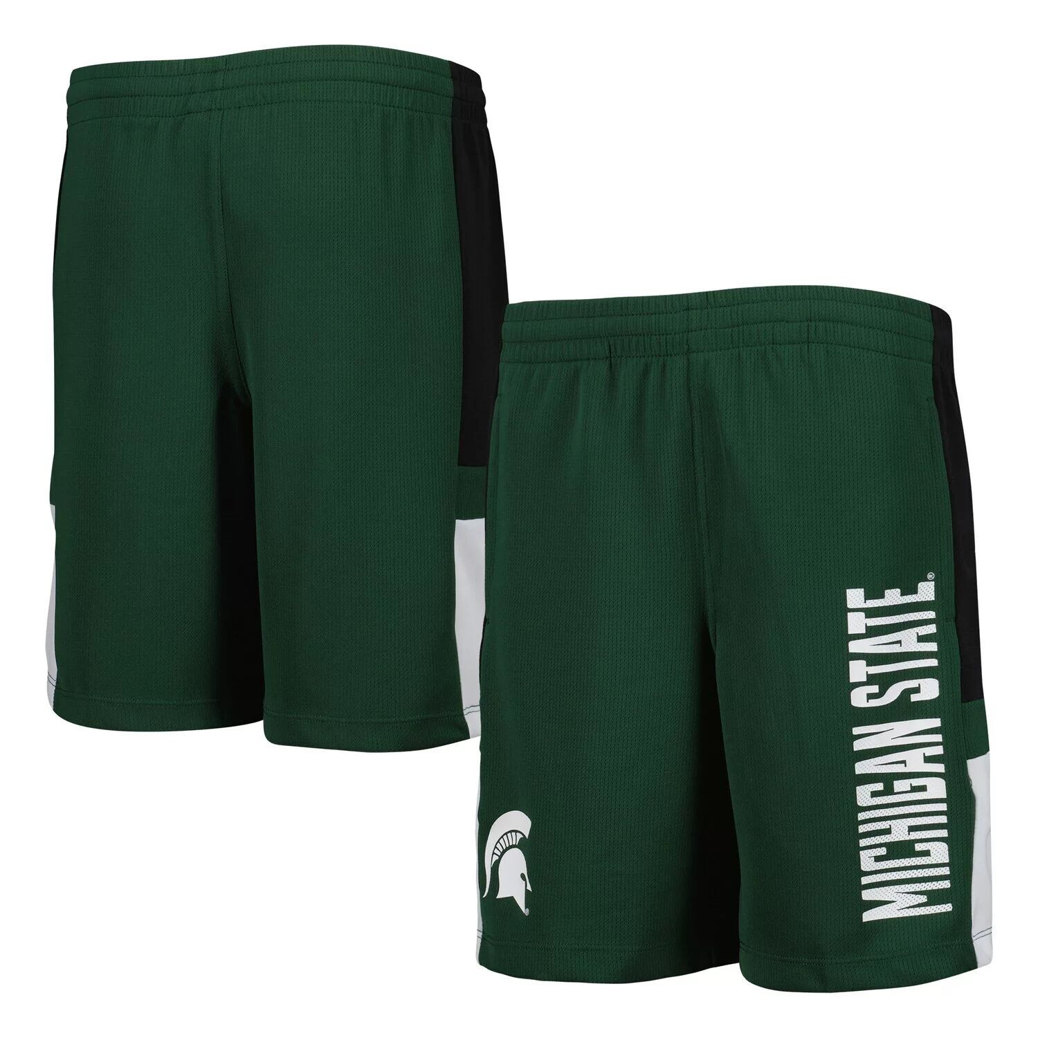

Молодежные шорты Michigan State Spartans с боковой сеткой Outerstuff