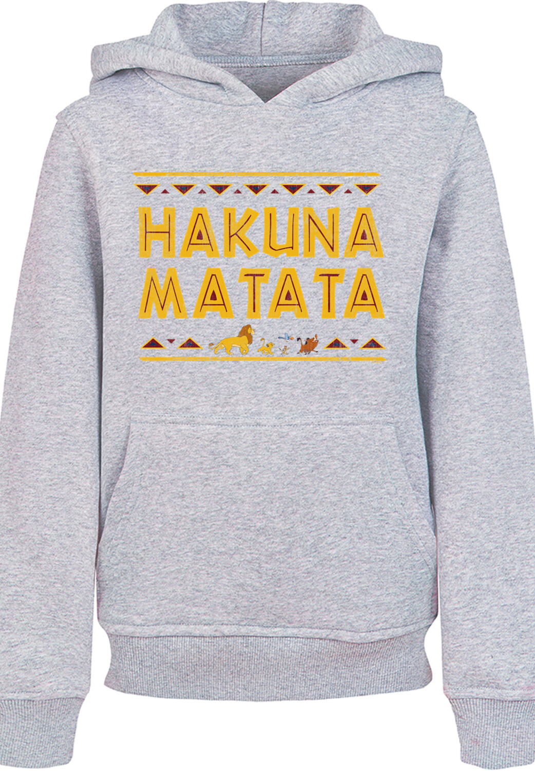 

Пуловер F4NT4STIC Hoodie Disney König der Löwen Hakuna Matata The Lion King, цвет grau meliert