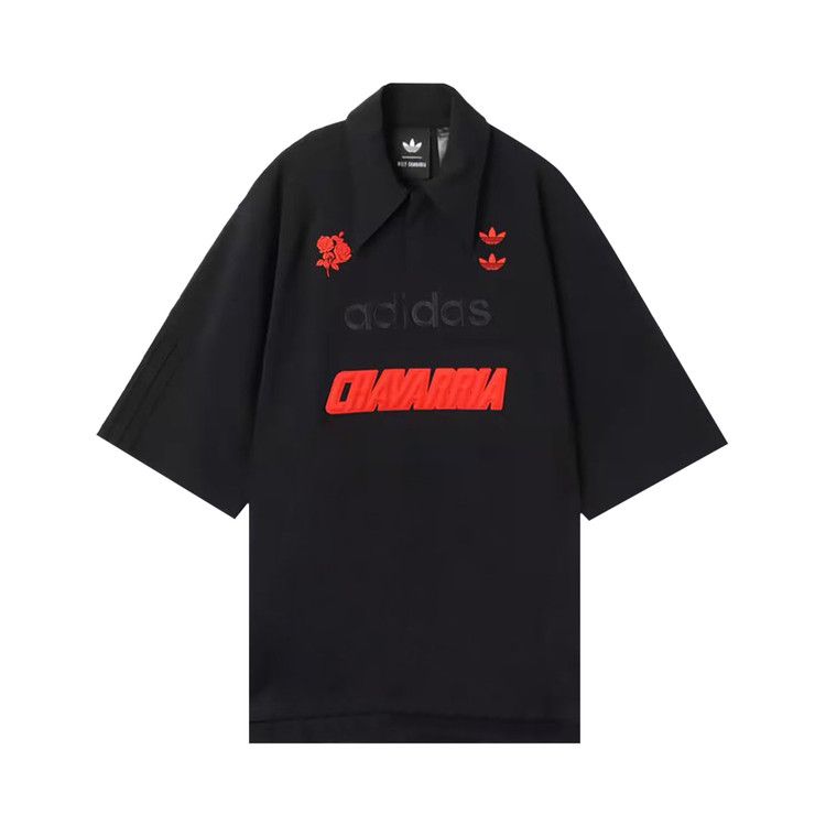 

Поло adidas x Willy Chavarria Logo Polo Shirt, Black