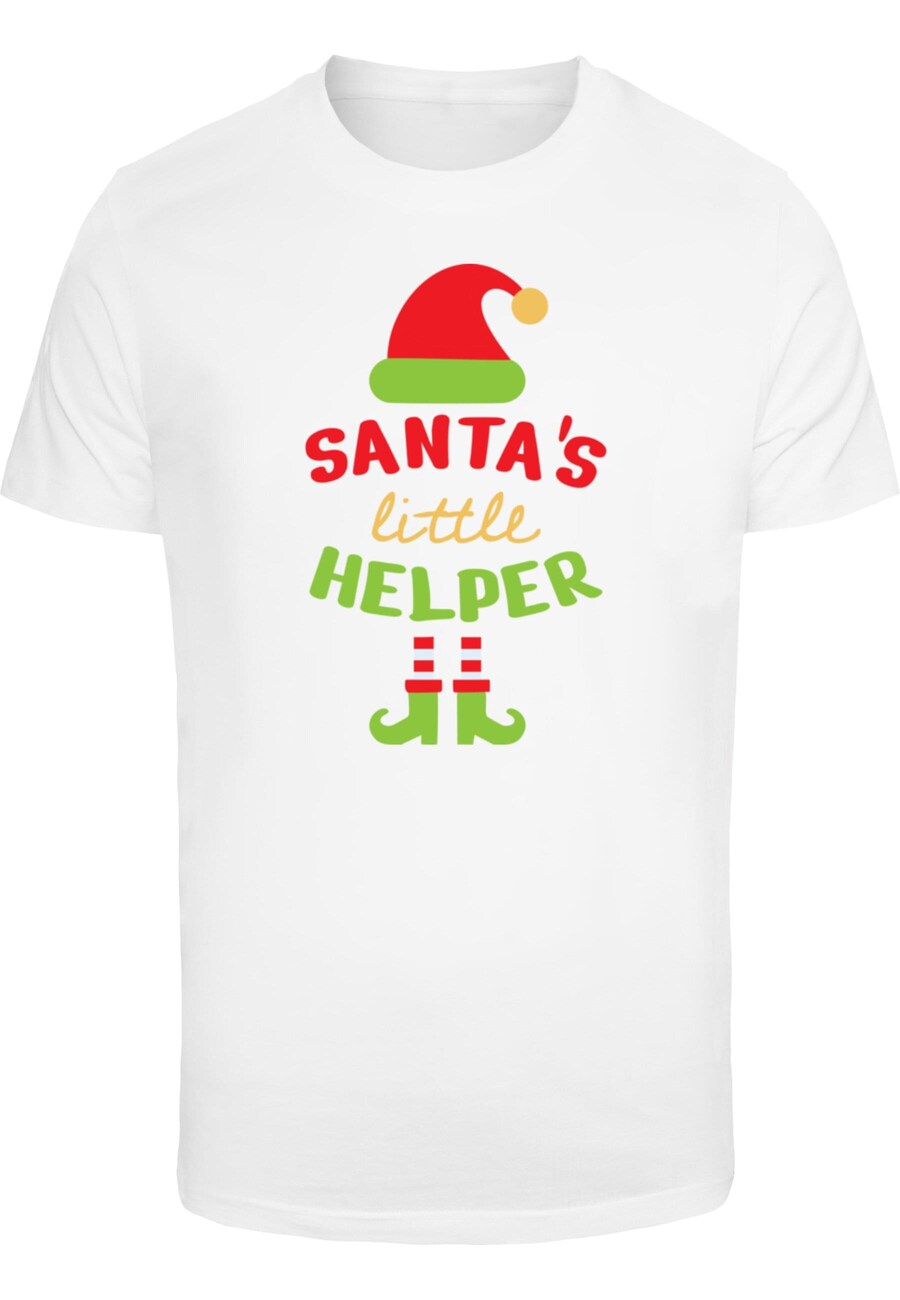 

Рубашка Merchcode Christmas Santa´s Little Helper, белый