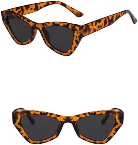 

Солнцезащитные очки с леопардовым принтом 2027 года для женщин, ретро-оправа, мужские солнцезащитные очки с защитой от УФ-излучения UV400 MTZJH, Leopard Tea