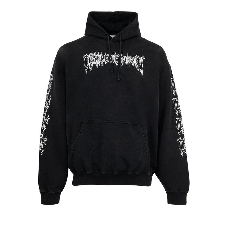 

Худи Vetements Cof Logo Oversized Hoodie, Washed Black