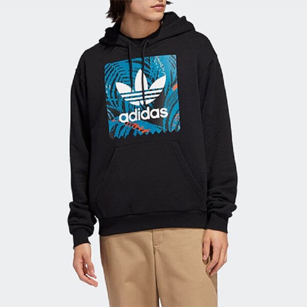 Толстовка adidas originals Athleisure Casual Sports Black, черный — фото 3