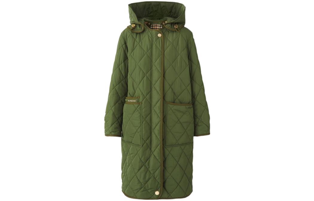 

Пальто женское зеленое Burberry